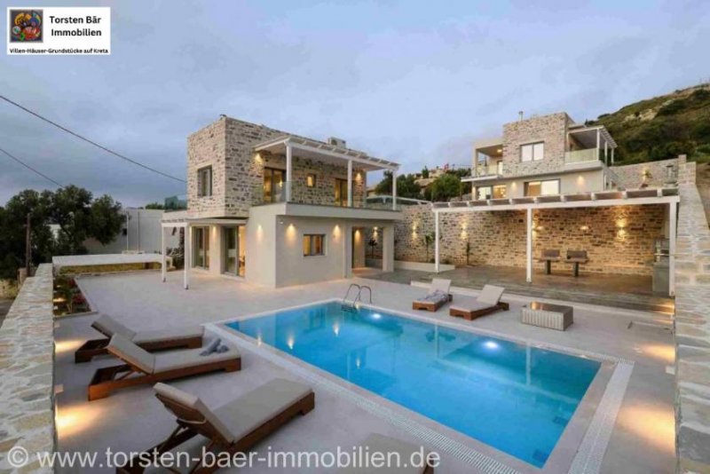 Kamilari Kreta, Kamilari, Luxusvilla mit priv. Panorama - Pool Haus kaufen